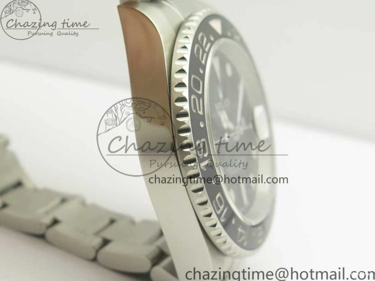 MiroTime 0131 GMT-Master II 116710 LN Black Ceramic 904L Steel DJF Best Edition on SS Bracelet A Bright 3245